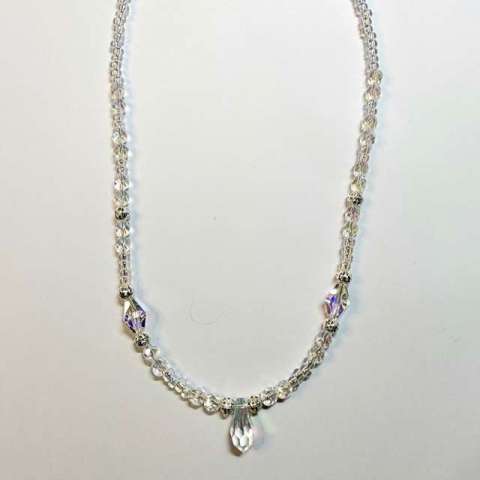 Frost Yourself Necklace by Rene' Despres©2025 All Right Reserved Bead class, Necklace class Henderson, Necklace class Las Vegas
