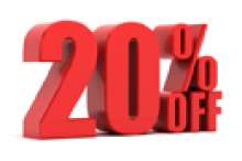 20% off