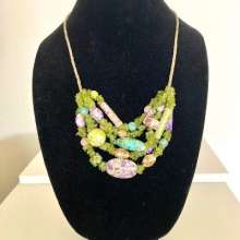 Multi Strand Kumihimo Necklace by Cindy Johnson ©2026, 8 strand Kumihimo Braid Class, Kumihimo necklace, Kumihimo Class, Japanese braiding, 
