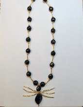 Spider Pendant by Rene' Despres©2024, Adding beads onto chain, Adding a Clasp & Open/Close Jump Rings