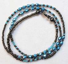Wrap x’s 3 Bracelet or Necklace by Rene' Despres©2024  Bracelet or Necklace, Wire looping, Adding a Clasp & Open/Close Jump Rings